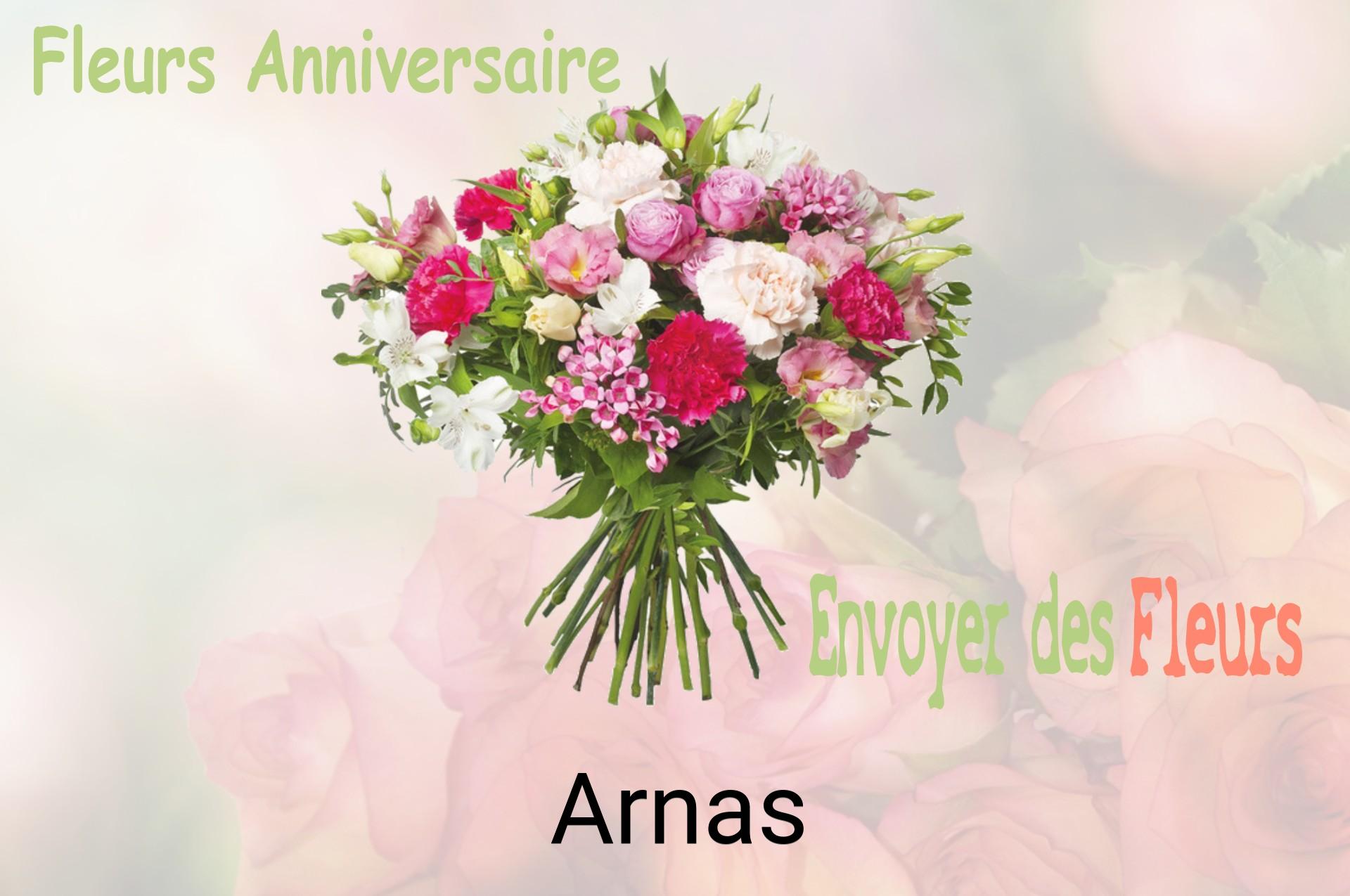 Bouquet de fleurs d’anniversaire livré à Arnas